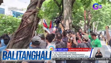 PAMALAKAYA, nagprotesta sa tapat ng Chinese consulate bilang pagtutuol sa nakaambang panghuhuli ng China sa mga anila'y magte-trespass sa South China Sea | Balitanghali