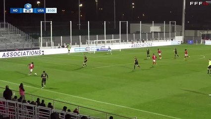 Nîmes Olympique ouvre le score avec Mathis Picouleau