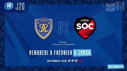 J20 I SA Épinal - SO Cholet (3-1)