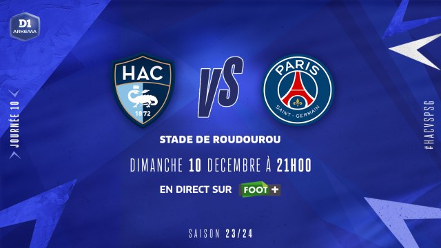 J10 | Le Havre AC – Paris Saint-Germain (1-1)