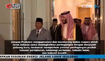Prabowo Temui PM Arab Saudi Bahas Palestina, Pertahanan Hingga Perdagangan