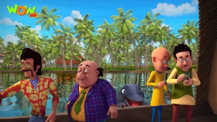Dolphins In Danger _ Motu Patlu New _ S13 _ Cartoons For Kids _ #spot