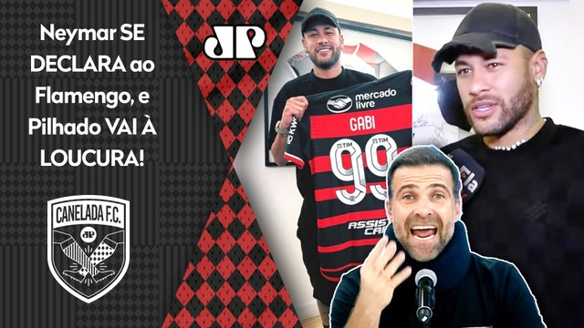 OLHA ISSO! OLHA o que o Neymar FALOU do Flamengo, cara! Ele VIBROU com o GOL e... Pilhado EMPOLGA!