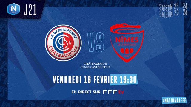 J21 | LB CHATEAUROUX - NÎMES OLYMPIQUE (0-1), le résumé I National