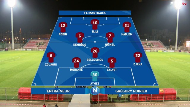 J17 I FC Martigues – Dijon FCO (3-1) en replay