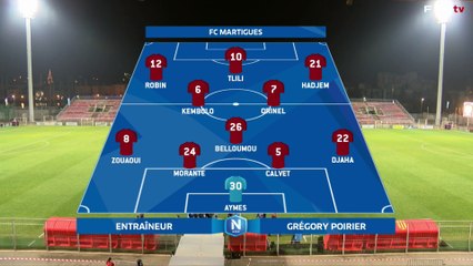J17 I FC Martigues – Dijon FCO  (3-1) en replay