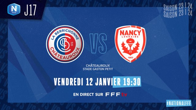 J17 | LB CHATEAUROUX - AS NANCY LORRAINE (0-1), le résumé I National FFF 2023-2024