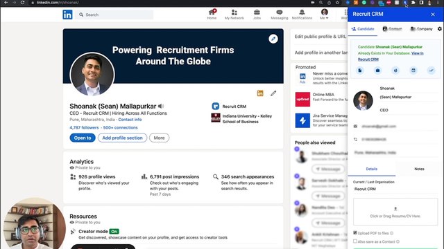 Recruit CRM product demo - Ease your every-day recruitment operations with Recruit CRM