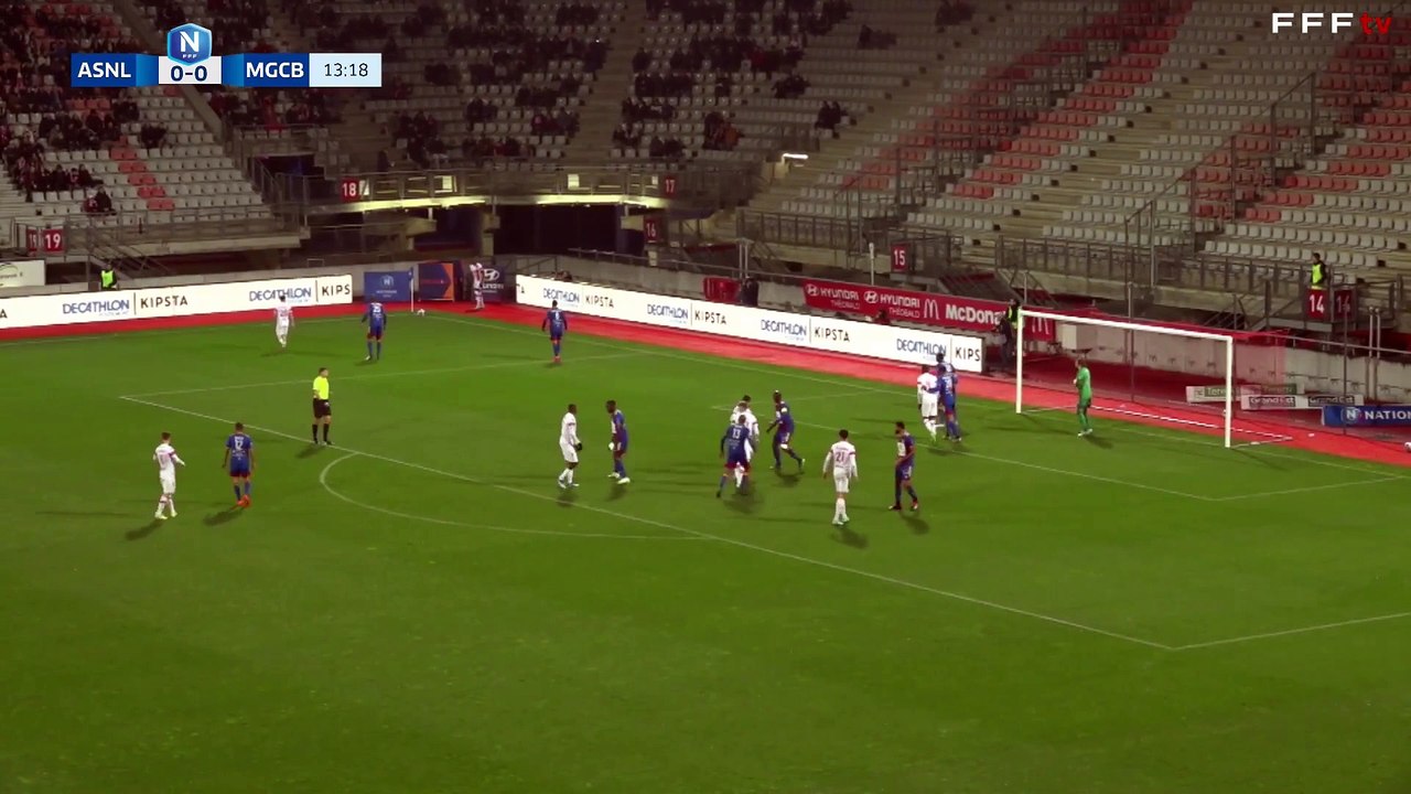 Lucas Pellegrini marque pour l'AS Nancy Lorraine