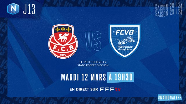 J13 I FC ROUEN – FC VILLEFRANCHE B. (1-0)