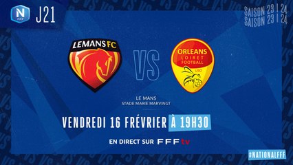 J21 | Le Mans FC – US Orléans (0-1)