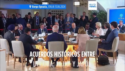 Zelenski agradece a EE.UU. y Japón sus "históricos" acuerdos de seguridad en el G7