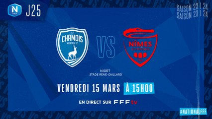 J25 I Chamois Niortais - Nîmes Olympique (3-2)