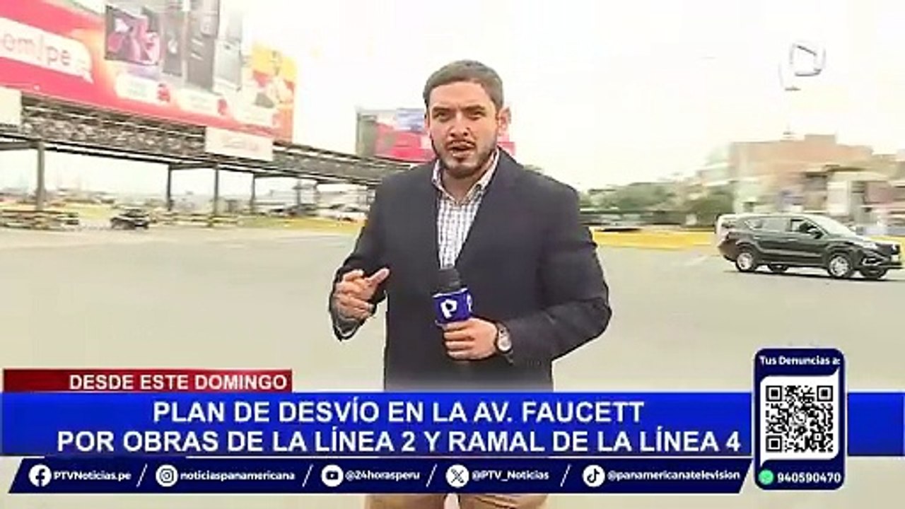 ¡Atención! Desde este domingo 16 cerrarán parcialmente la Av. Faucett