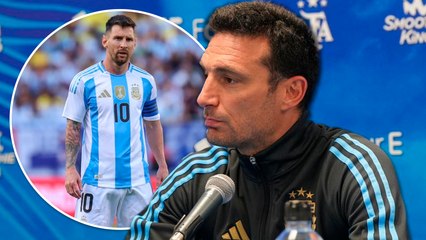 Scaloni revela si Messi será titular en el amistoso de Argentina con Guatemala