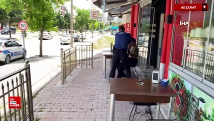 Aksaray'da alkollü araç kullanıp kaza yaptı, sinirini basın mensuplarından çıkardı
