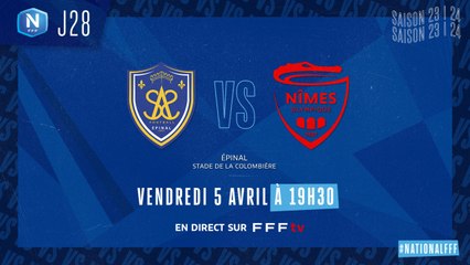 J28 I SA Épinal- Nîmes Olympique (2-1)