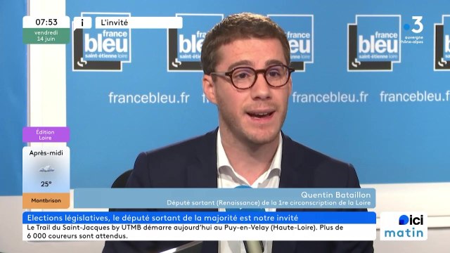 Législatives : le député sortant Renaissance Quentin Bataillon annonce sa candidature sur la 1ère circonscription de la Loire