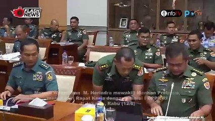 WAMENHAN M. HERINDRA HADIRI RAPAT KERJA DENGAN KOMISI I DPPR RI