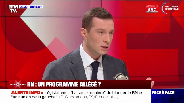 Législatives 2024: s'il devient Premier ministre, Jordan Bardella promet de supprimer le droit du sol