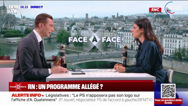 Jordan Bardella assure baisser les taxes sur l'énergie s'il est Premier ministre