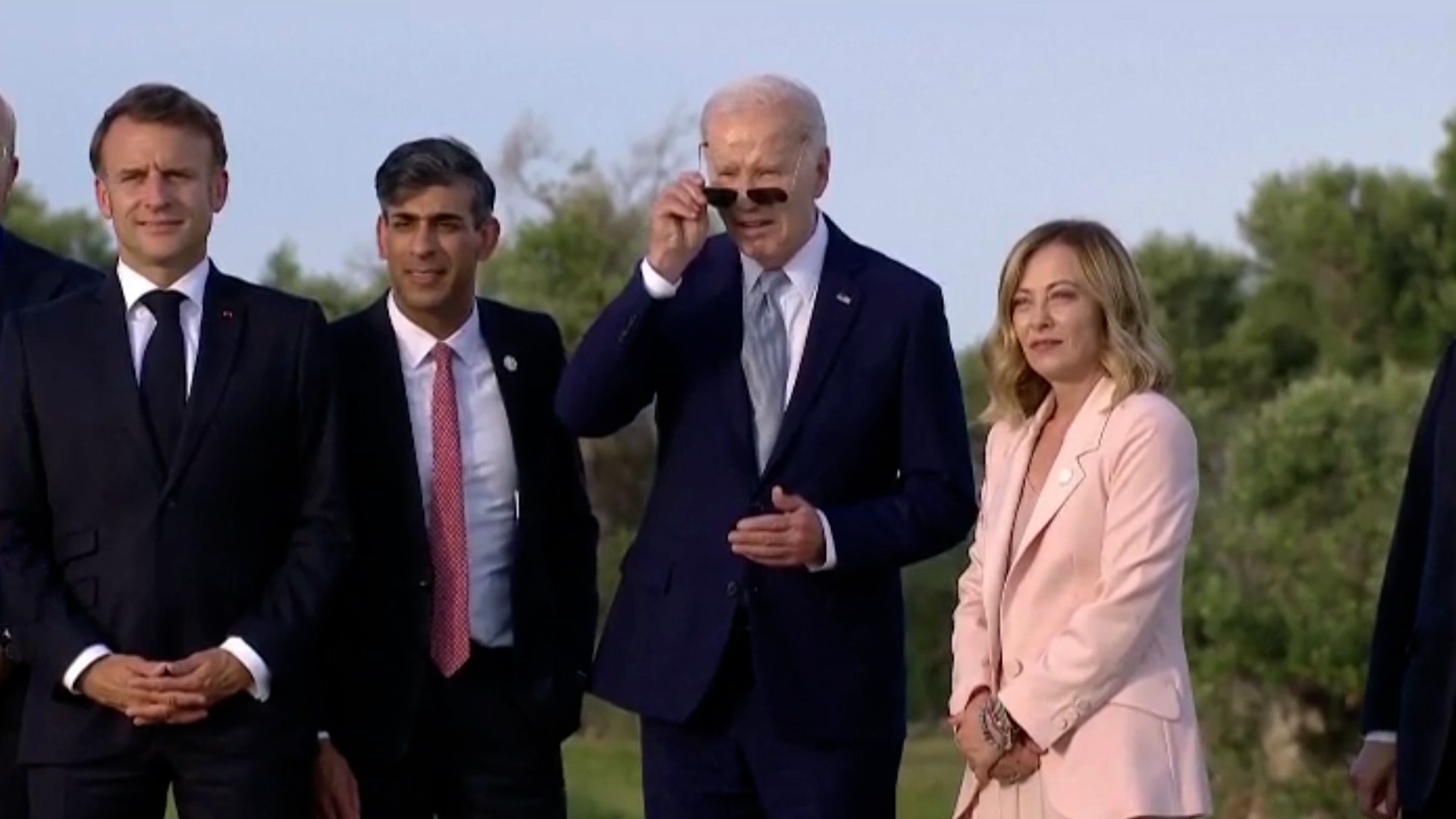 Biden vuelve a desorientarse y Meloni acude en su ayuda durante la reunin del G7
