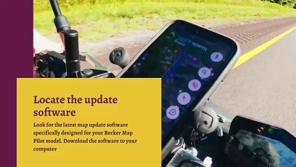 How to Update Becker Gps pilot Map?