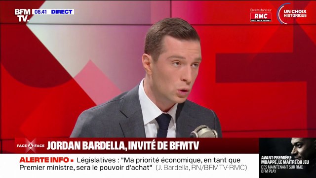 Inflation: Jordan Bardella veut augmenter les salaires des entreprises jusqu'à 10% et qu'ils soient exonérés de charges