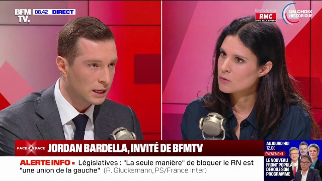 Jordan Bardella: Si je deviens Premier ministre, je récupère un état dont la dette est à un niveau record