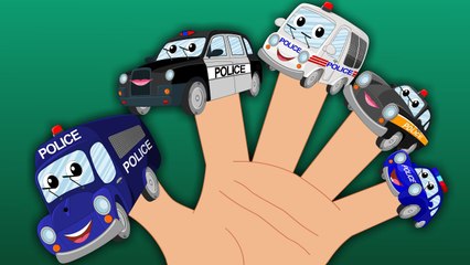 Ralph and rocky | Police Vehicles | Finger Family | Car Rhymes by Kids Tv Channel