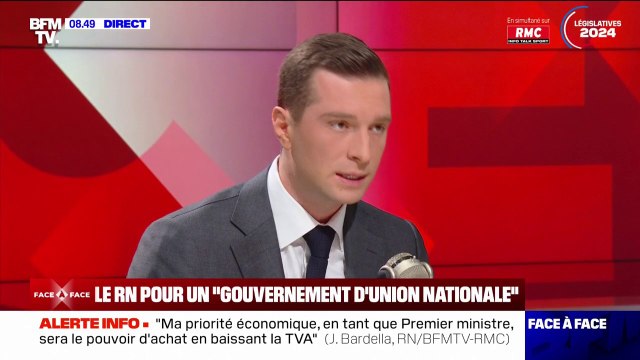 Législatives: Jordan Bardella (RN) évoque l'investiture de 70 candidats en commun avec LR
