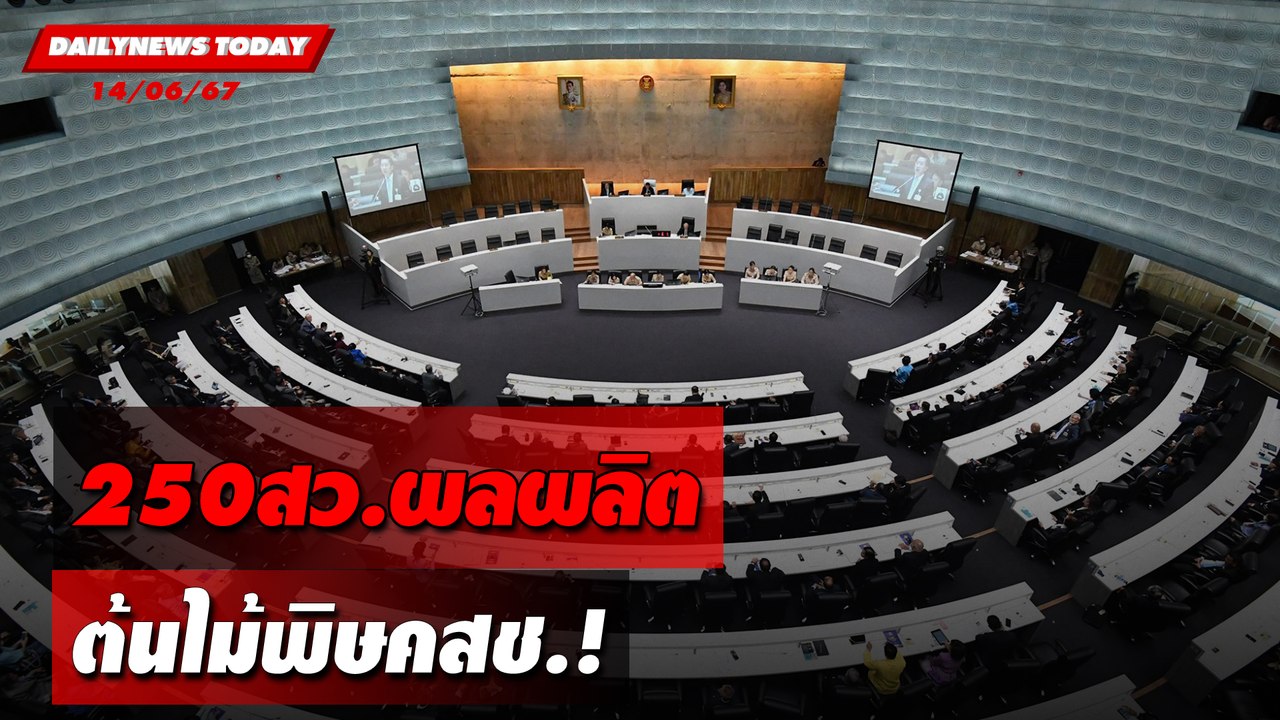 250สว.ผลผลิต ต้นไม้พิษคสช.! | DAILYNEWSTODAY 14/06/67