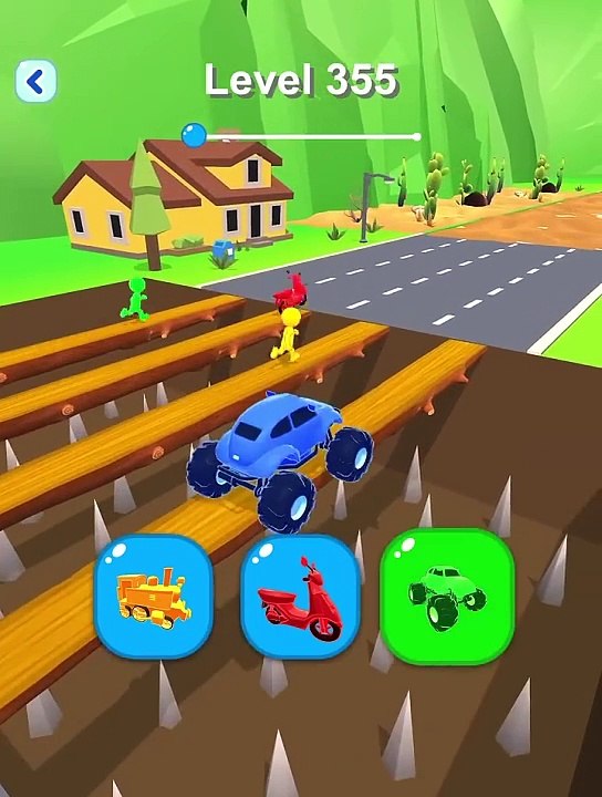 Shape-shifting Funny Race Gameplay new hyper casual games #shorts #gameplay #shapeshifting
