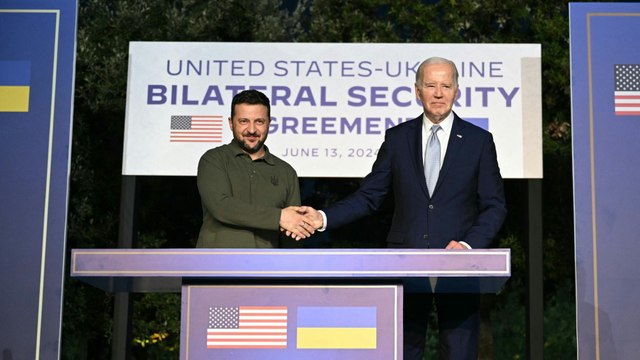 USA und Ukraine schließen Sicherheitsabkommen