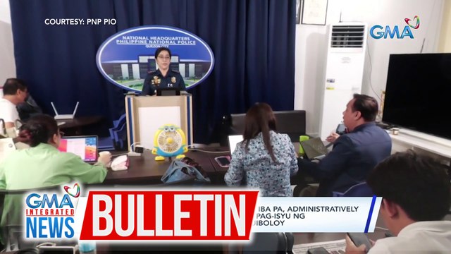Director ng PNP Region XI at mahigit 10 iba pa, administratively relieved kaugnay sa imbestigasyon sa pag-isyu ng arrest warrants kay Pastor Apollo Quiboloy | GMA Integrated News Bulletin