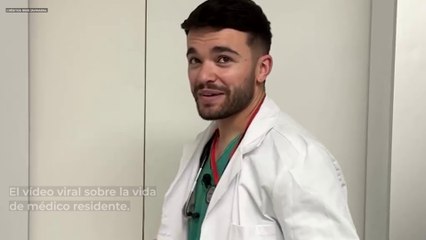El vídeo viral de la reflexión sobre la vida de médico residente en un hospital