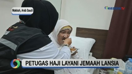 下载视频: Potret Dua Petugas Haji Suapi Jemaah Lansia