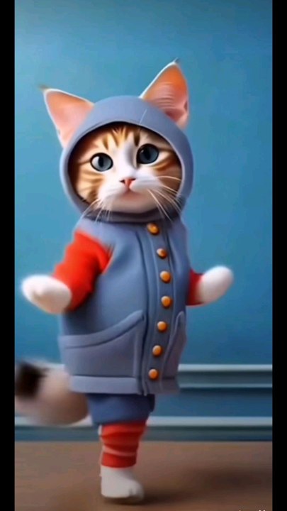 Cat dancing