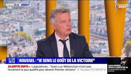 Nouveau Front populaire: "Je ne veux pas que l'extrême droite fasse main basse sur la République" estime Fabien Roussel