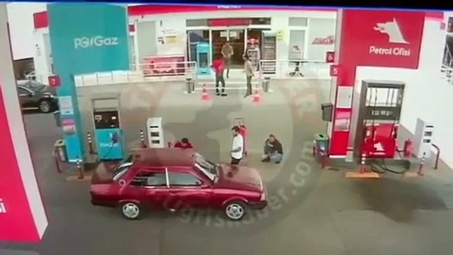 Akaryakıt istasyonuna faciaya ramak kaldı - Tigris Haber