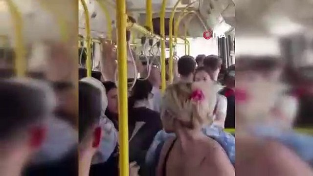 Bursa’da halk otobüsünde klima tartışması