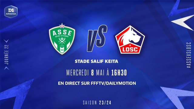 J22 | AS Saint-Etienne – Lille OSC (1-1)