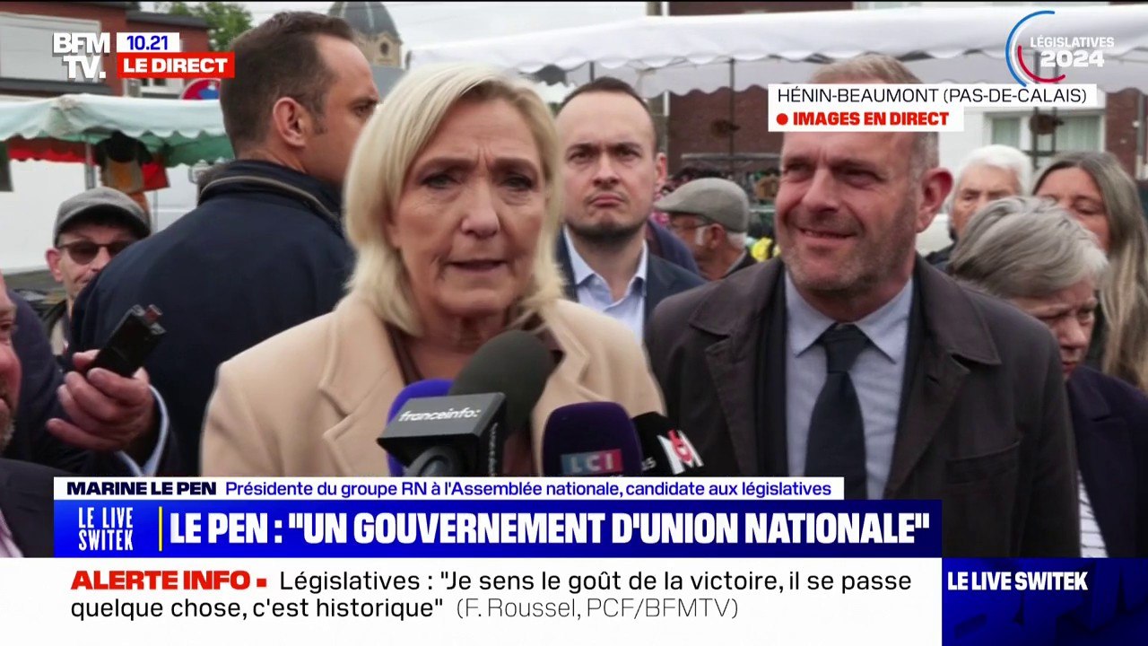 Marine Le Pen dénonce "le canal hystérique" des Républicains opposé à l'accord RN/Éric Ciotti