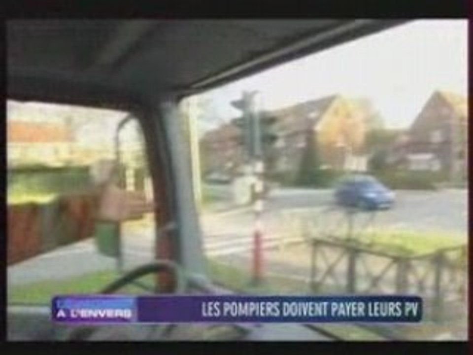 Les pompiers belges et le code de la route
