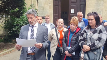 Detective Inspector Adam Stacey read out a statement on behalf of Mr Hopkins’ family.