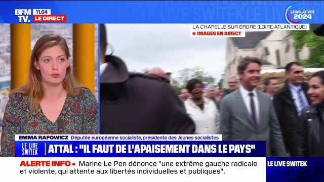 Législatives: Nous allons vous battre , lance Emma Rafowicz, eurodéputée PS, à l'eurodéputé RN Matthieu Valet