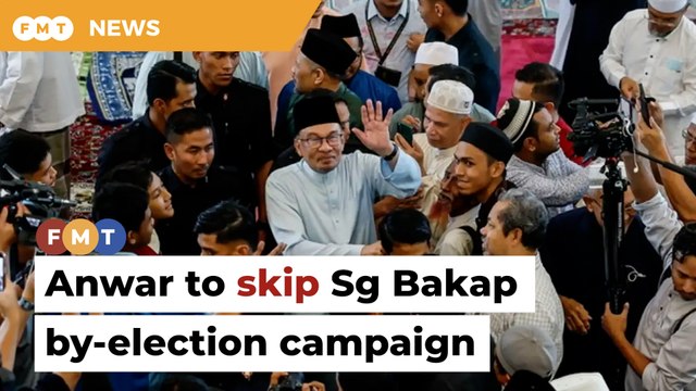 Anwar to skip Sungai Bakap by-election campaign