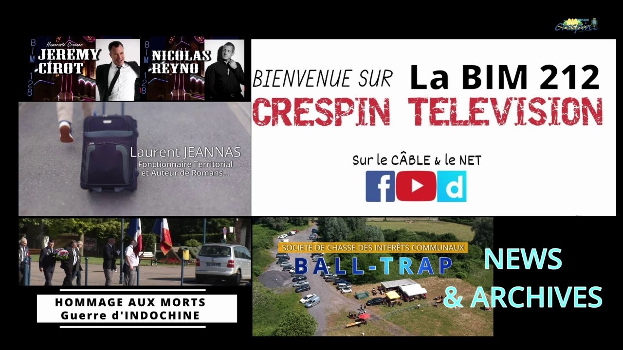 La Bimensuelle 212 (Crespin Télévision) Procession, Ball-Trap et Cancer...