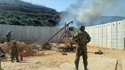 Mancınıkla ateş topu... İsrail’den Ortaçağ’dan kalma taktik!