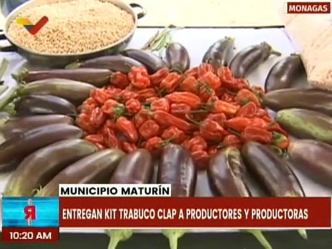 Monagas | Gobierno nacional entrega kit Trabuco CLAP a productores del mcpio. Maturín